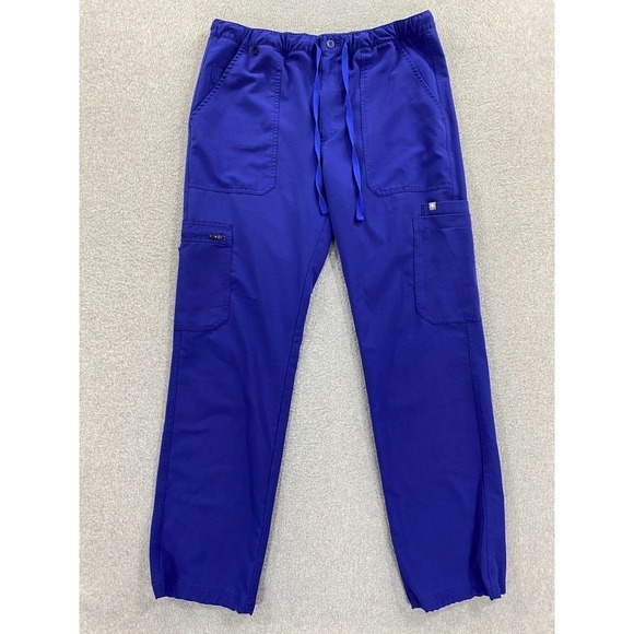 Figs Other - FIGS Cairo Cargo Scrub Pants Technical Collection Size Medium Blue 31.5" Inseam